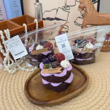 Cake Squishy - Chocolate Blueberry Cake