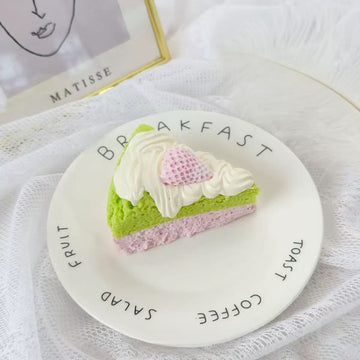 Basque Squishy - Pistachio Strawberry Basque Cake