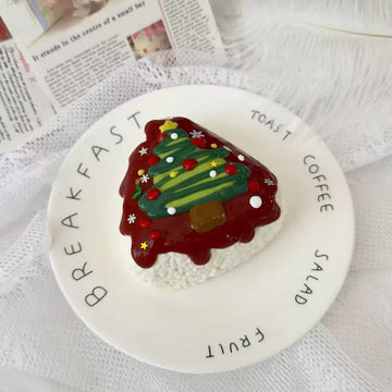 Christmas Squishy - Christmas Tree Onigiri (Red Edition)