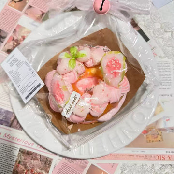 Bagel Squishy - Double-Layer Large Bagel with Fig & Cream