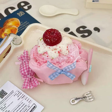 Egg Tart Squishy - Cherry Blossom Egg Tart